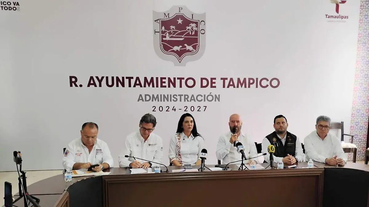 reunión del Consejo Municipal de Protección Civil de Tampico