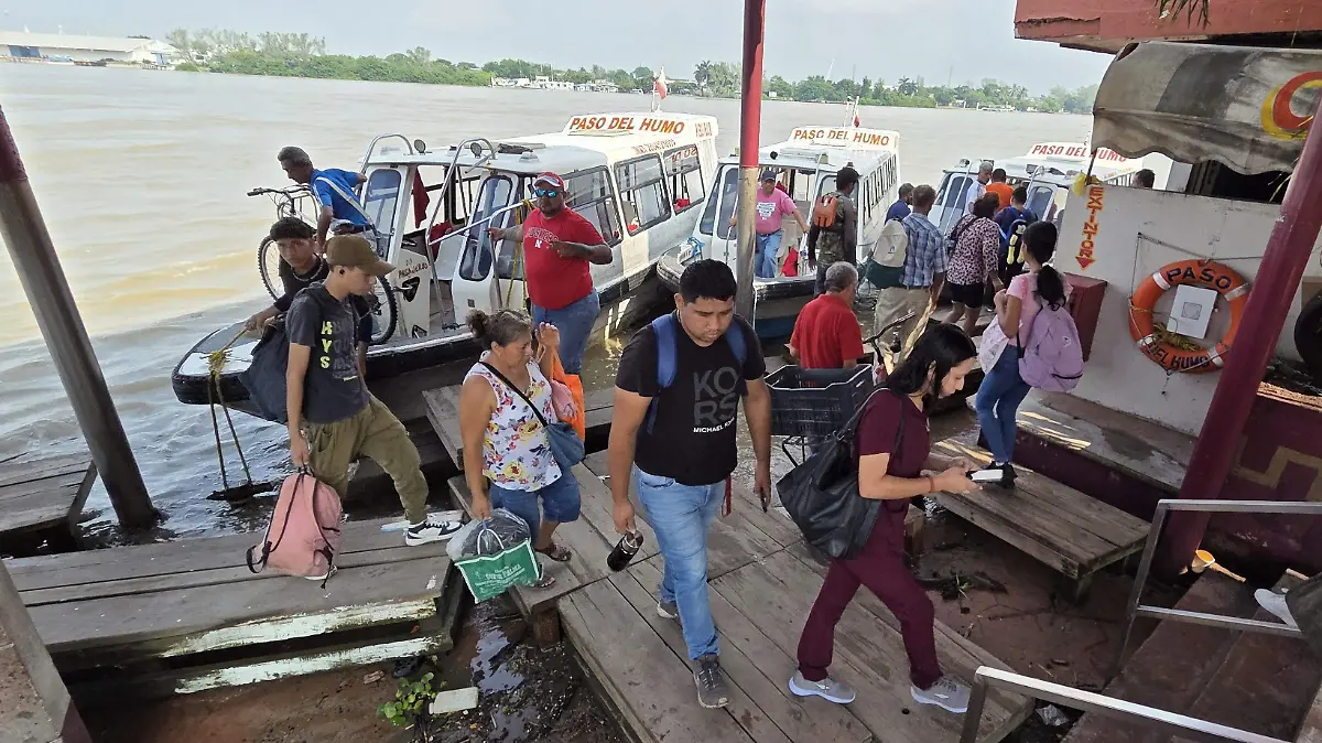 Buenas noticias: nivel del río Pánuco desciende en Veracruz y Tamaulipas
