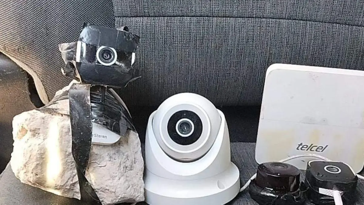 Elementos de la Guardia Estatal desarticulan cámaras de videovigilancia clandestinas