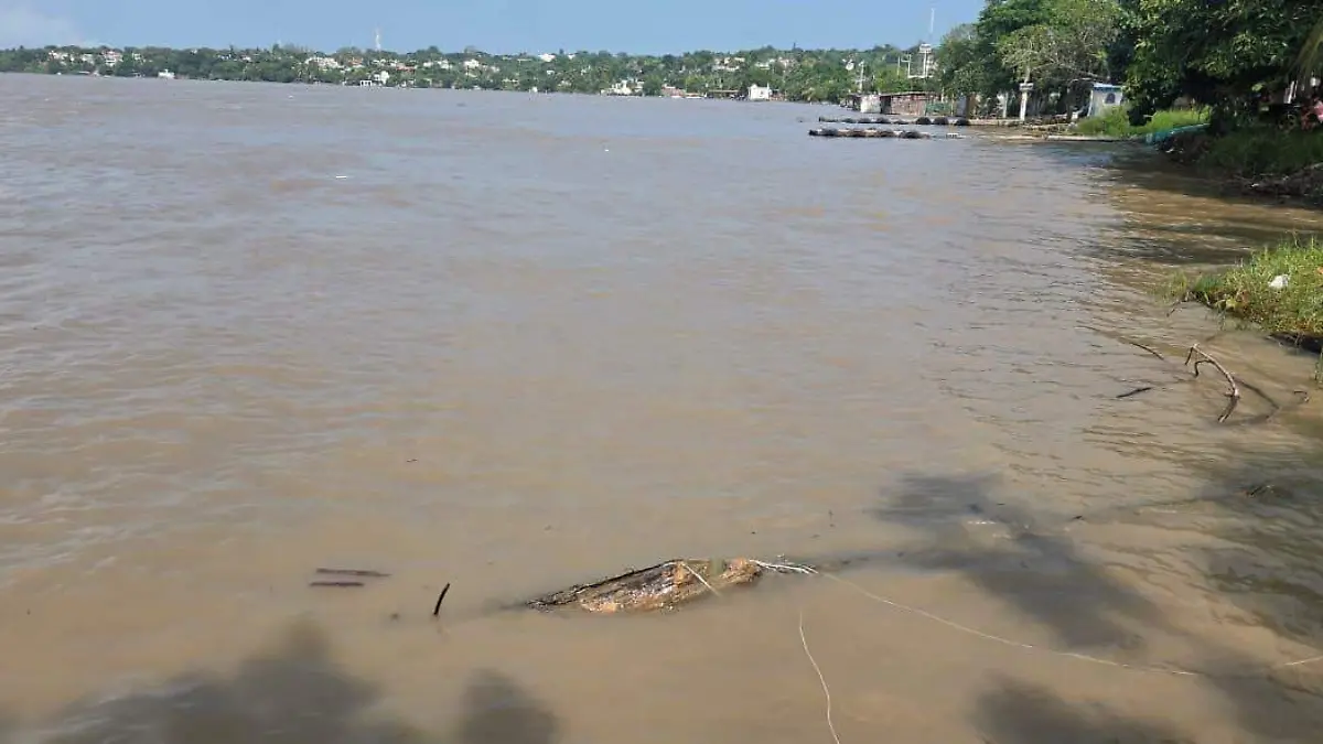 Sin lluvias en pronóstico, el río Pánuco mantiene descenso constante en Tampico