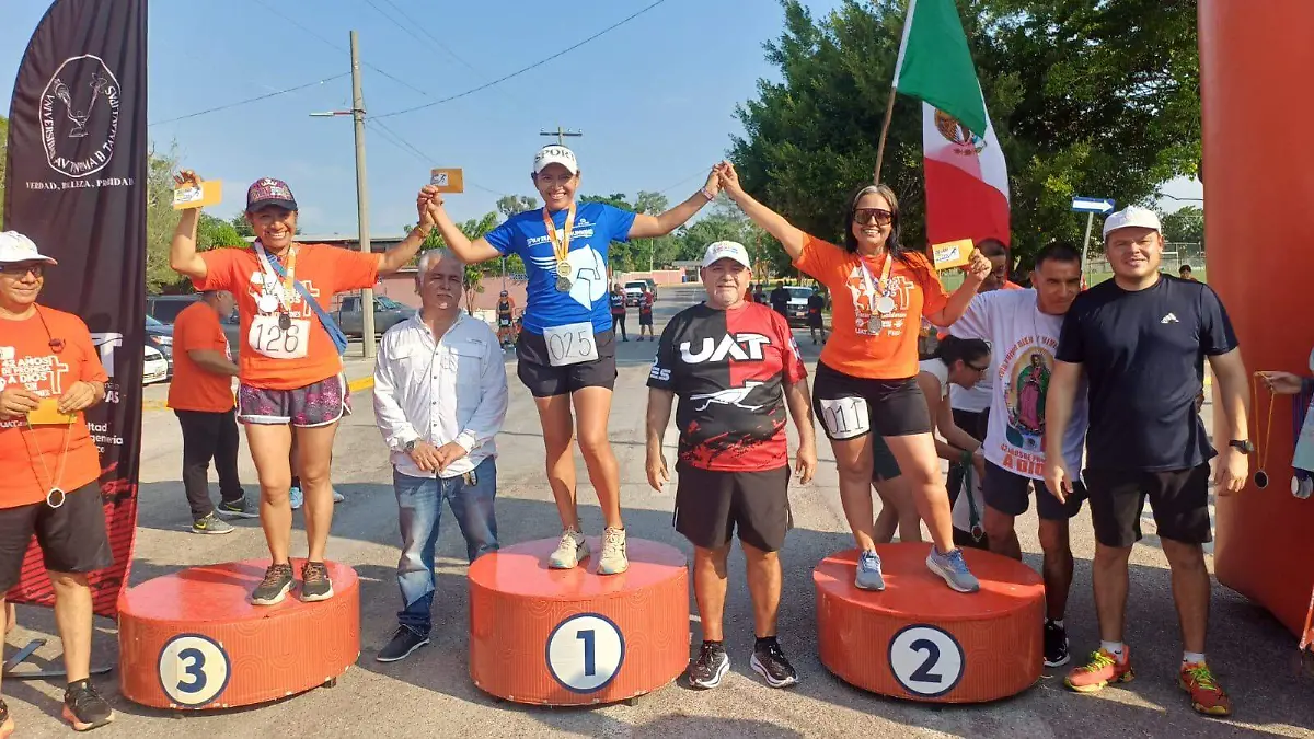 La convivencia atlética contó con presencia de directivos universitarios y familia del promotor