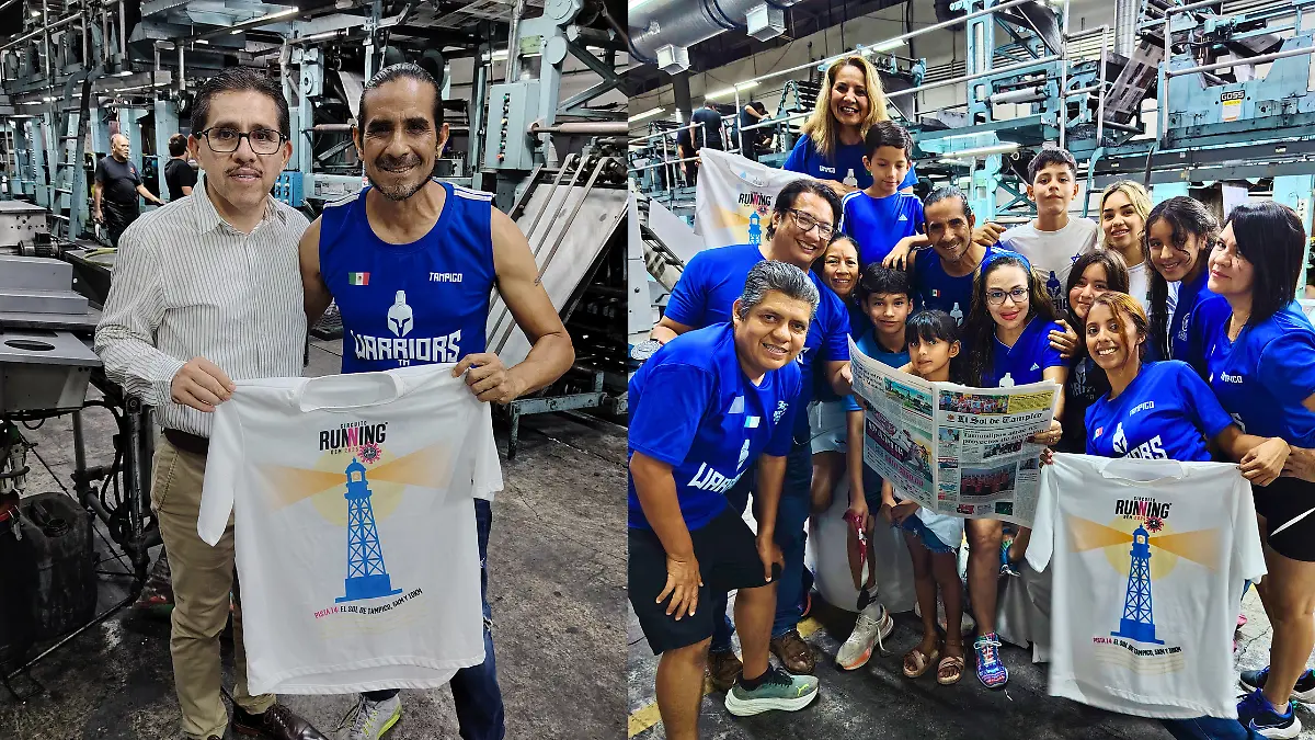 Integrantes del club de atletismo Warriors, conformado por entusiastas corredores de todas las edades se inscribieron