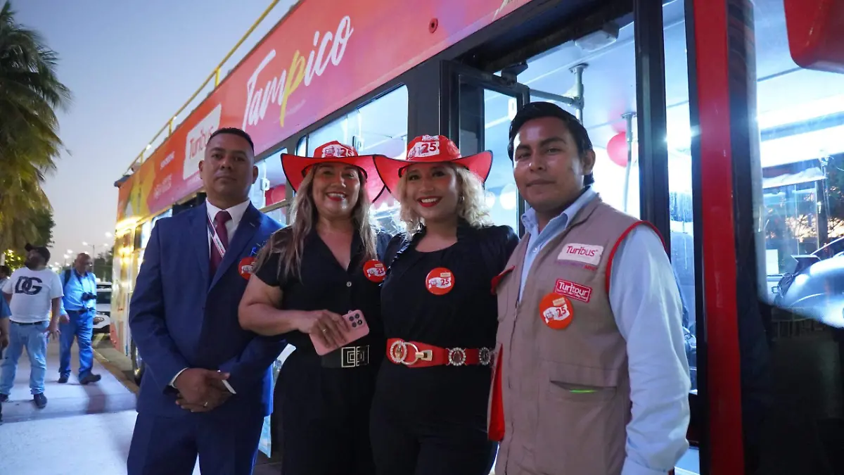 Turibus celebra 25 años con un recorrido especial por los atractivos de Tampico