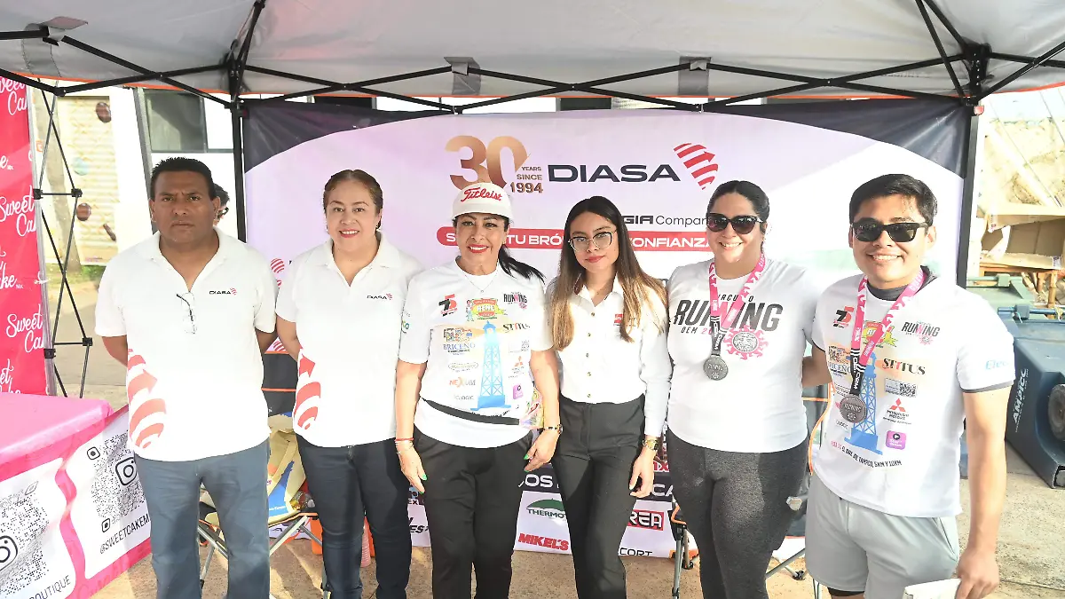Diasa fue uno de los patrocinadores de nuestra carrera atlética
