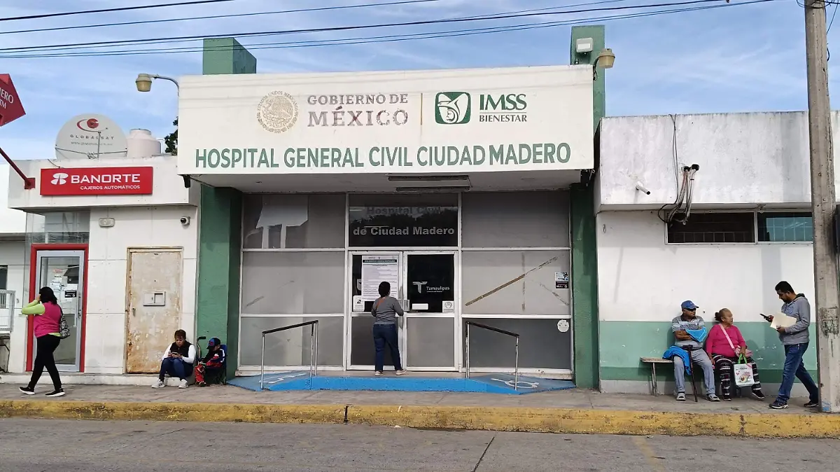 Piden destituir al actual titular de el Hospital Civil IMSS Bienestar de Ciudad Madero