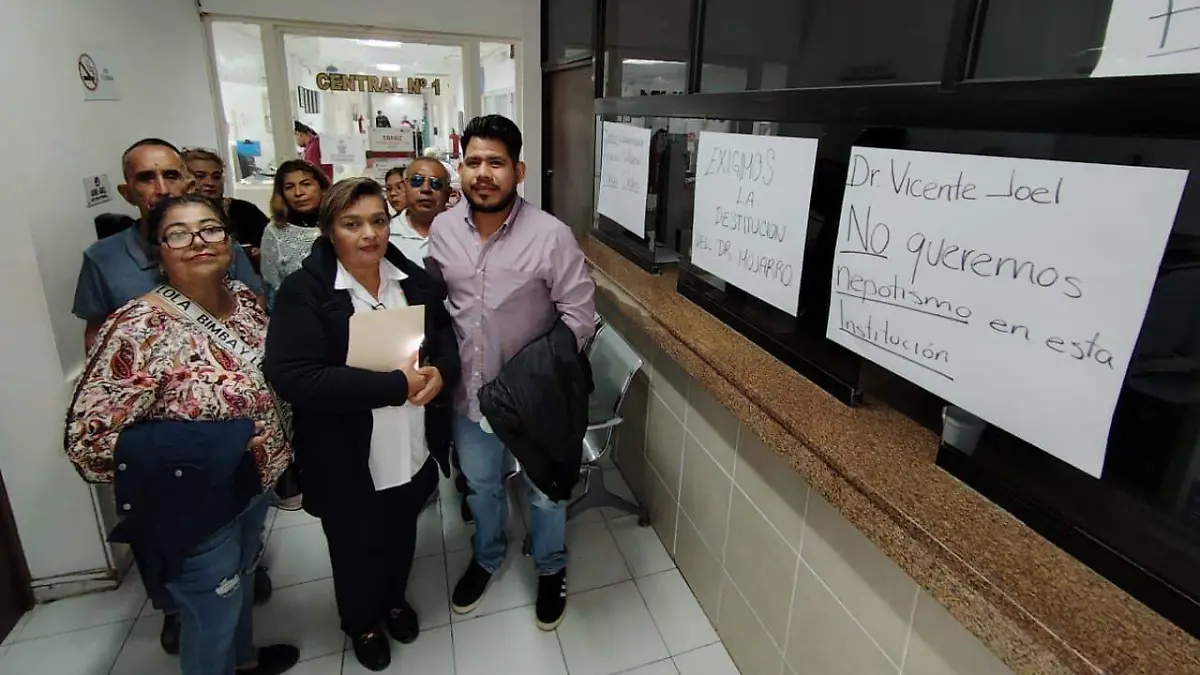 Personal sindicalizado tomó las oficinas administrativas del Hospital Civil de Ciudad Madero