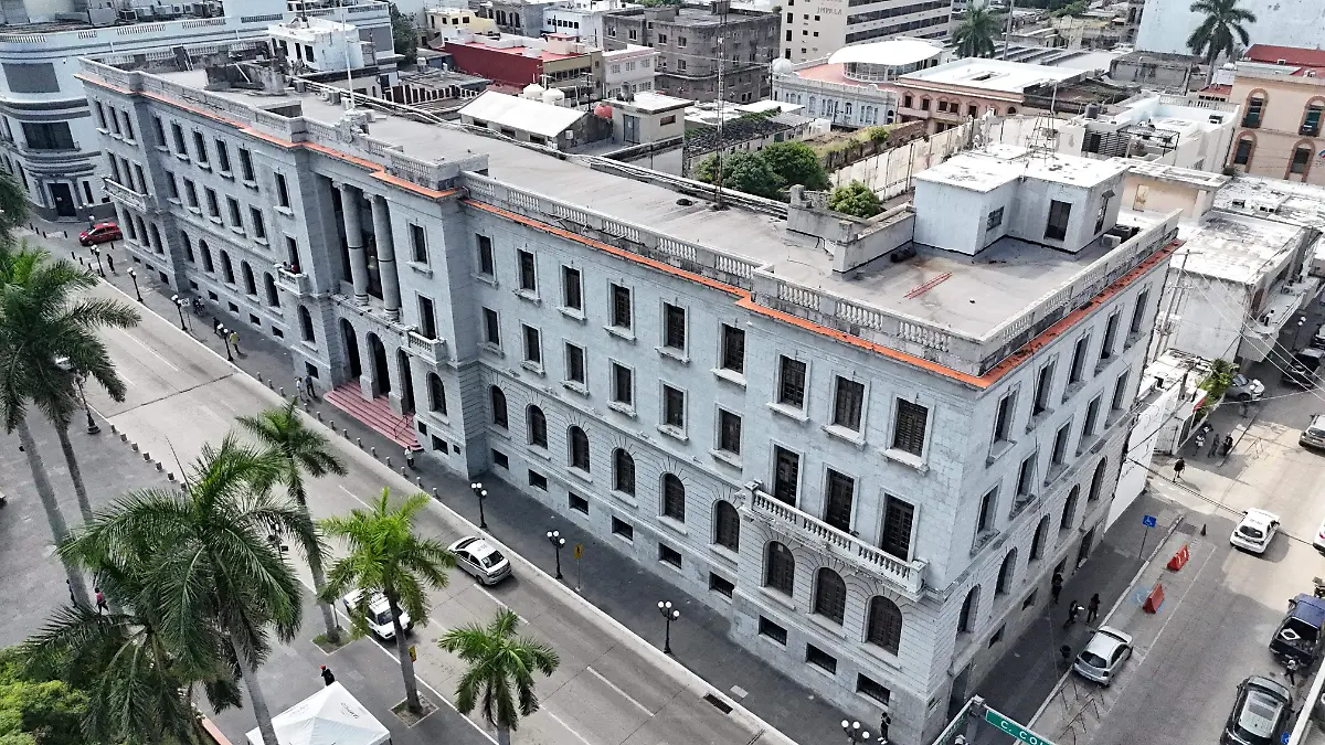El Palacio municipal ubicado frente a la Plaza de Armas es uno de los edificios más importantes del sur de Tamaulipas
