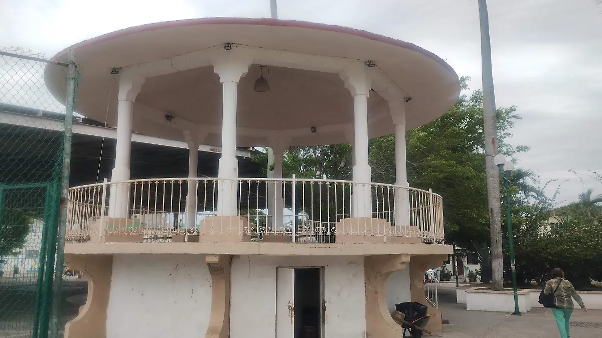 La primera estructura del kiosko se edificó hace más de 100 años