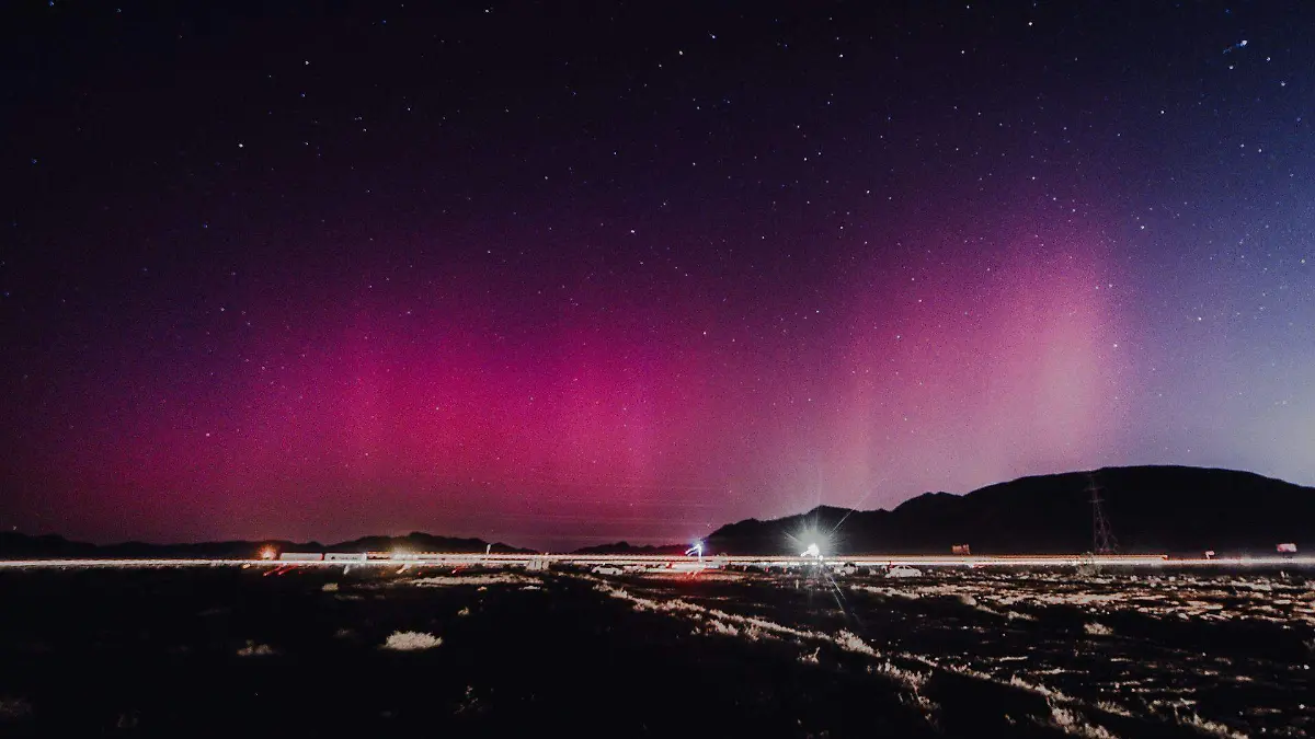 El sábado 11 de mayo de 2024, además de Tamaulipas, se pudieron observar auroras boreales en el desierto de La laguna salada en Mexicali, Baja California