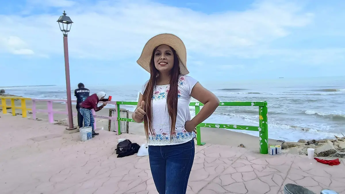 Malecón de Playa Hermosa en Pueblo Viejo estará listo en 15 días: combinará arte y naturaleza en el norte de Veracruz