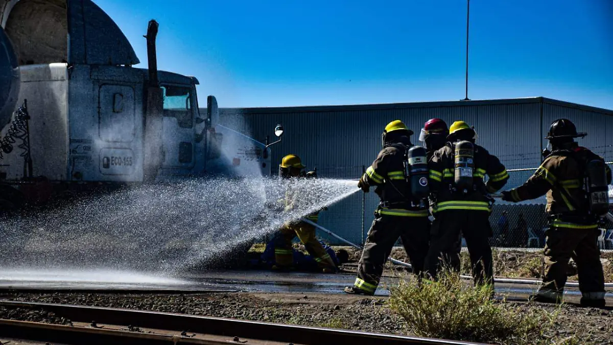 AISTAC pone a prueba protocolos con un simulacro de alto impacto químico
