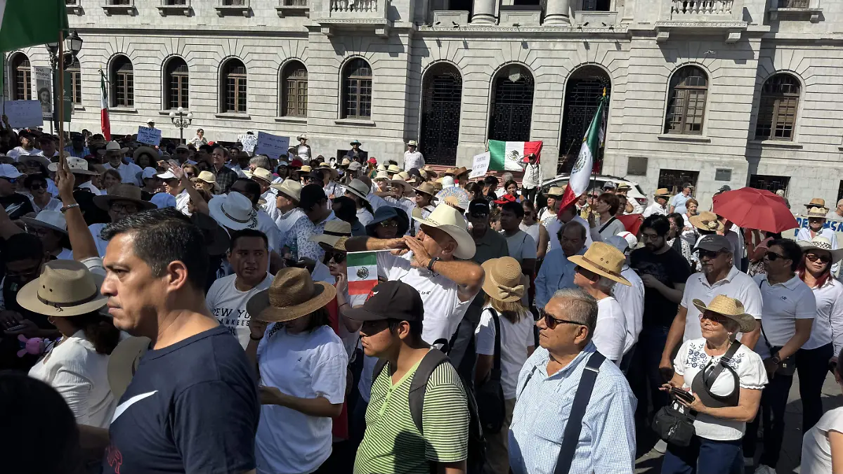 Tampico y Ciudad Victoria se suman a movilización nacional, pero con pocos asistentes Gen Z