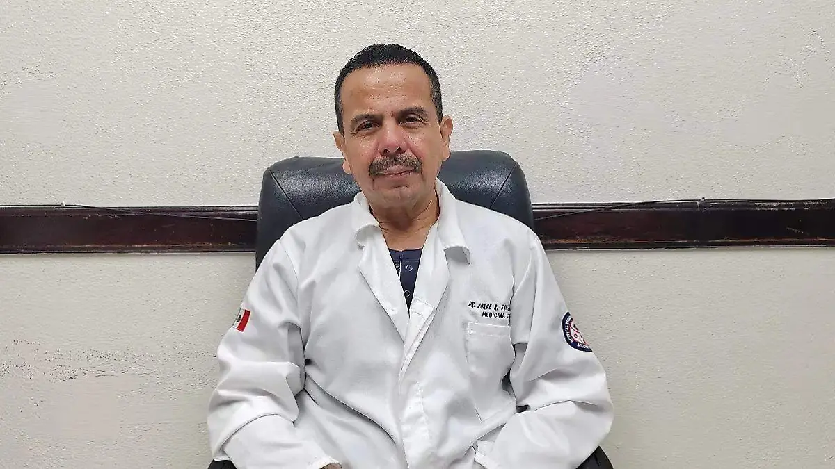 Jorge Rosendo Sánchez Medina, presidente del Colegio de Médicos de Tamaulipas