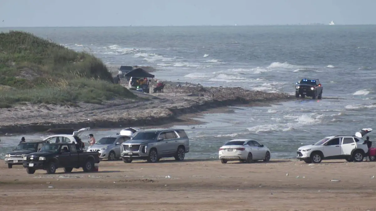 El punto donde se une el río Bravo con el Golfo de México es un sitio privilegiado para observar los despegues del cohete Starship