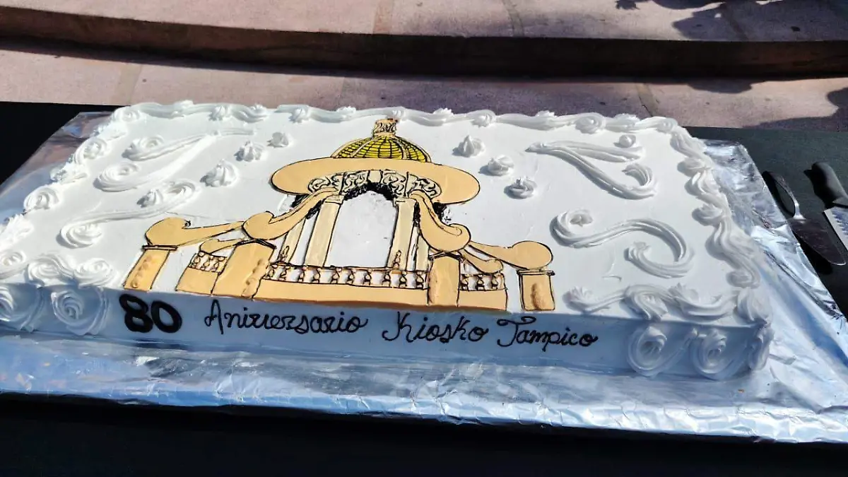 Pastel quiosco Tampico