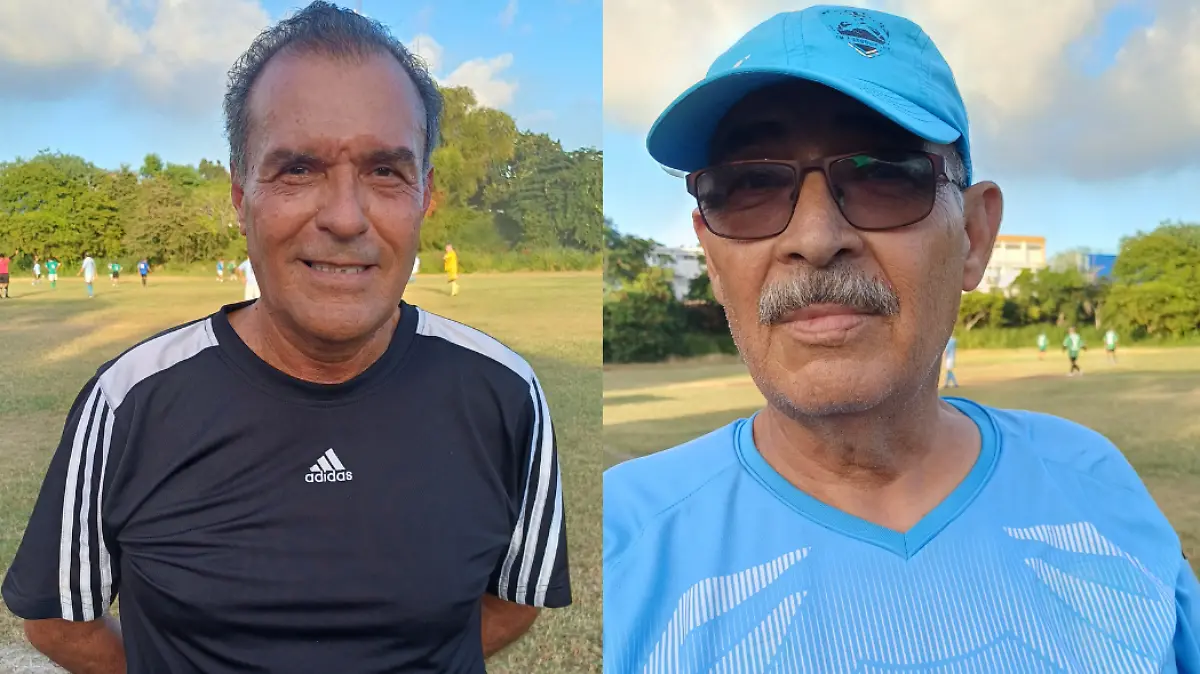 Alfonso Jasso y Francisco Rivera Suárez, aficionados al futbol
