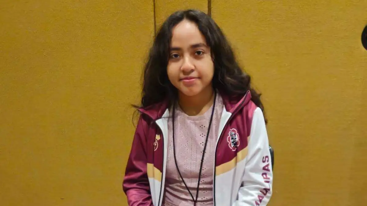 Perla Monserrath del Ángel, ajedrecista de Tamaulipas