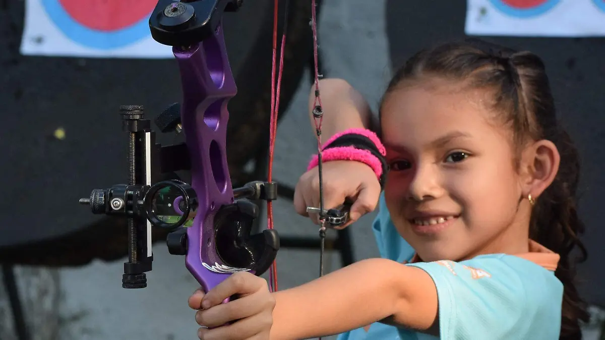 Desde temprana edad se puede practicar tiro con arco en el sur de Tamaulipas