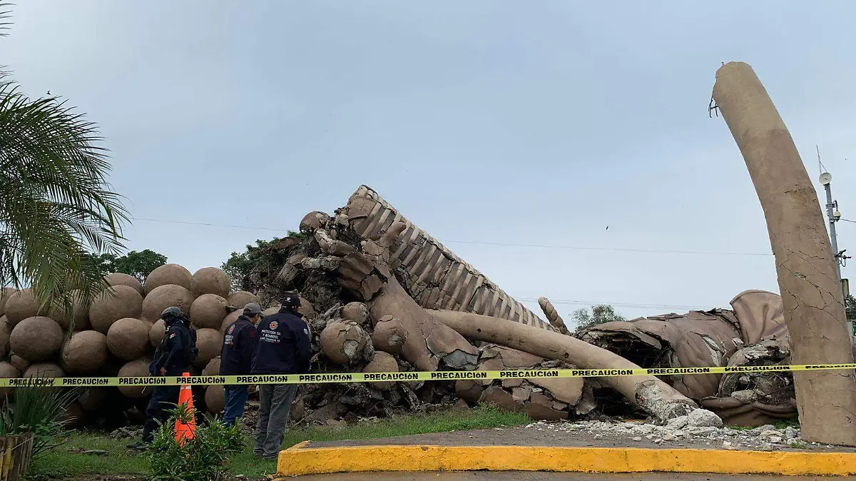 Derrumbe colotero Alamo
