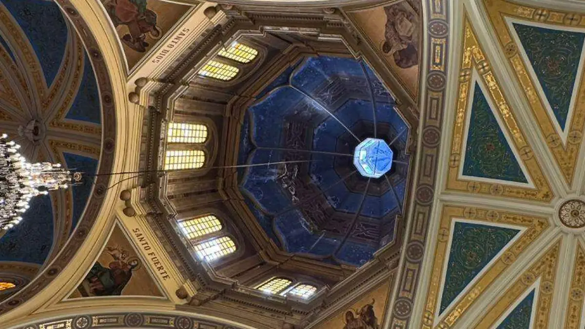 La cúpula de la catedral de Tampico fue edificada hace más de 90 años