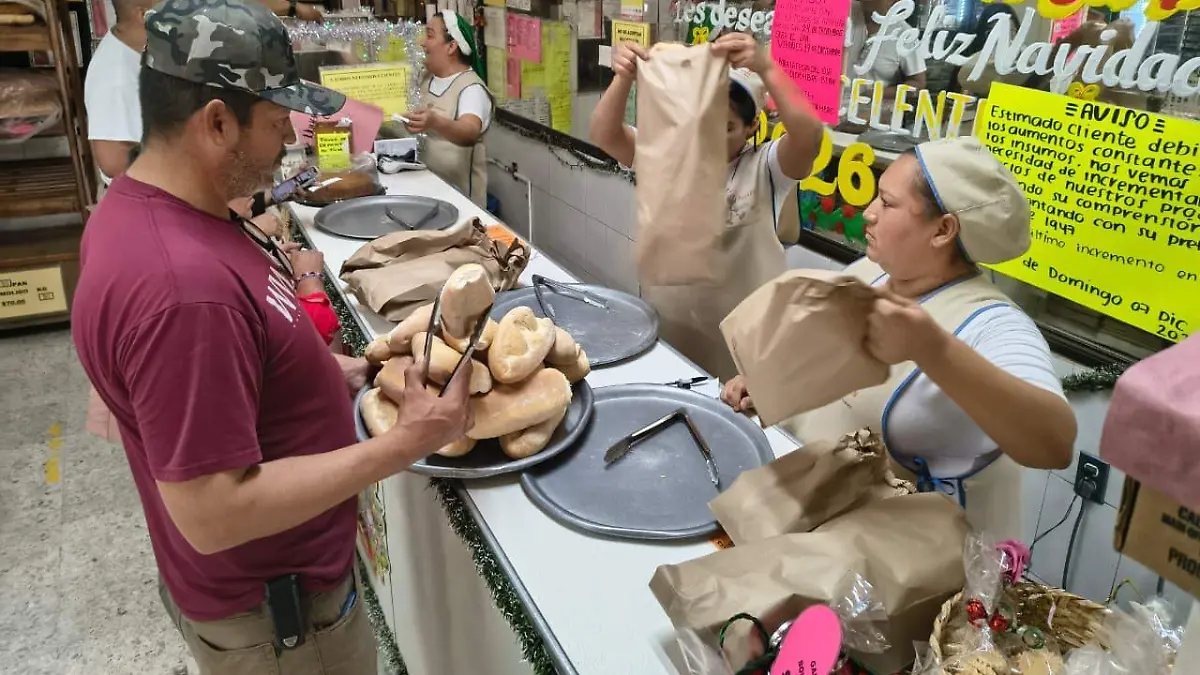 Panaderias del sur de Tamaulipas venden el bolillo 