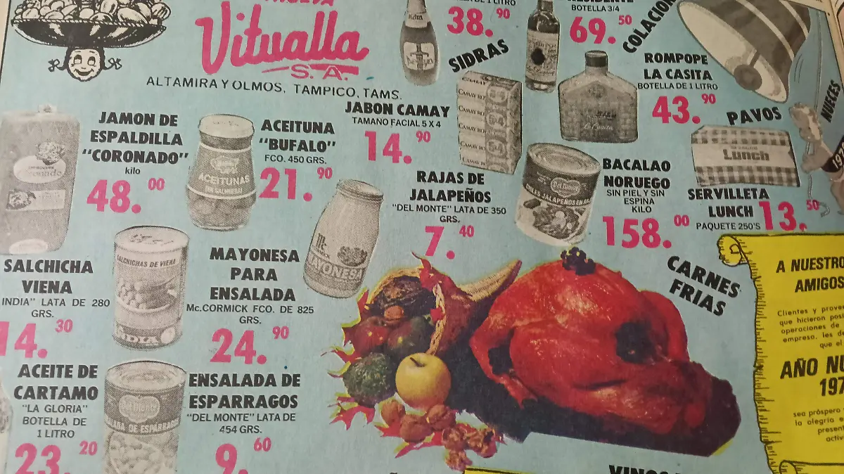 La llegada de los supermercados a Tampico cambió la forma de realizar las compras decembrinas