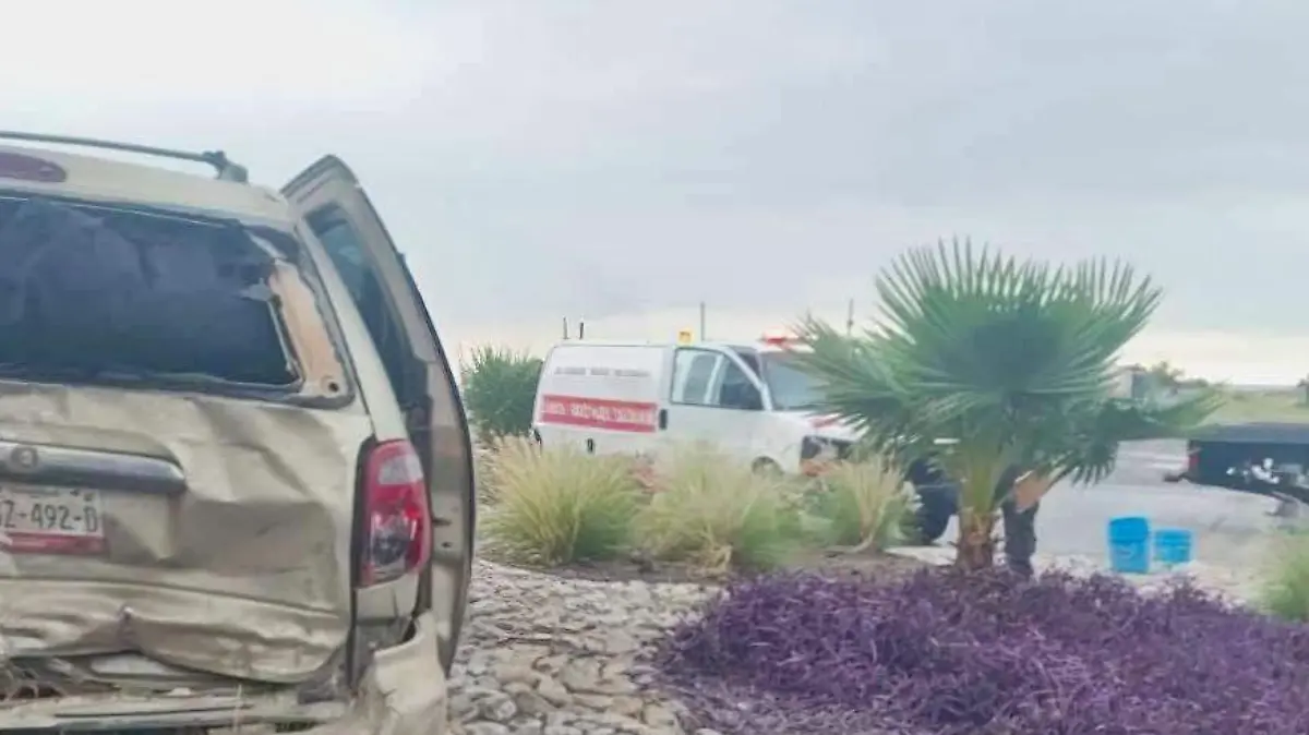 Choque por alcance deja ocho lesionados en la carretera Victoria–Zaragoza