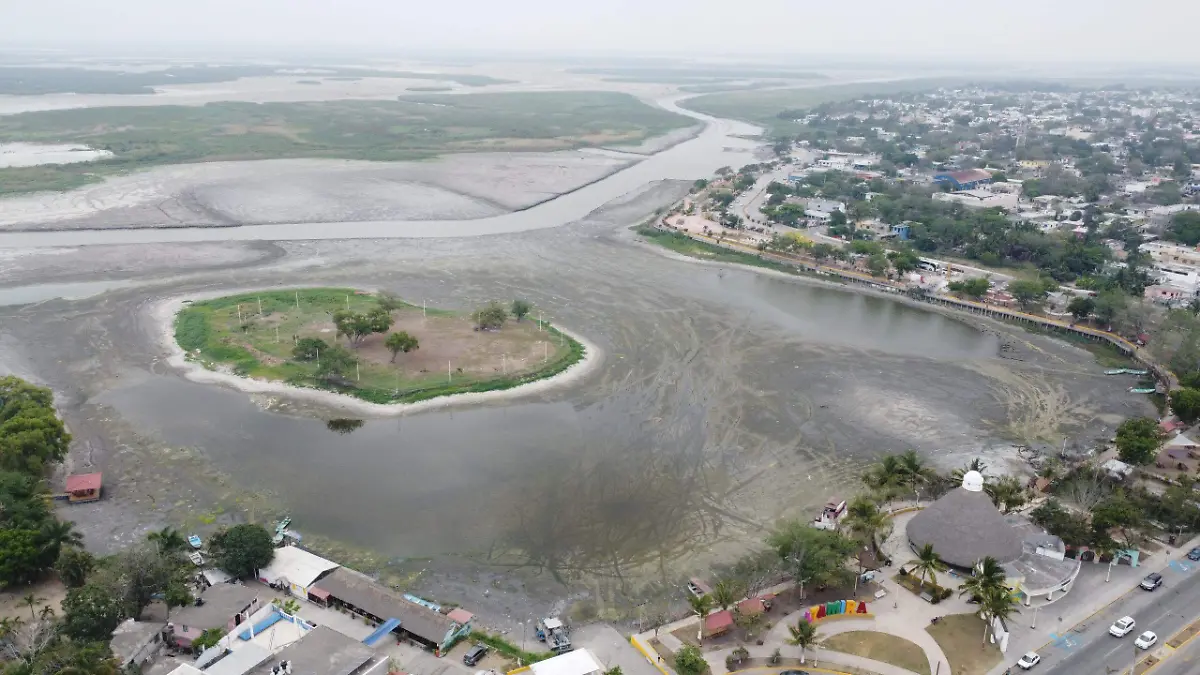 Vista panorámica de Altamira durante la sequía extrema del primer semestre de 2024