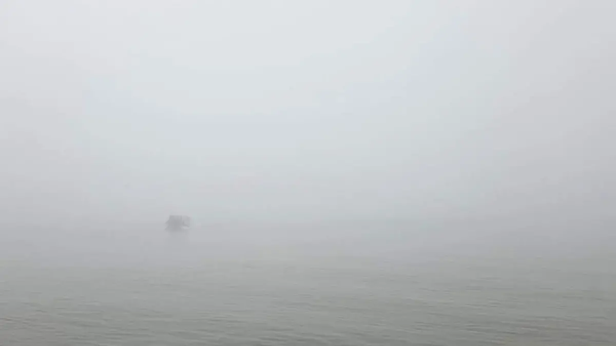 Neblina en el río Pánuco dificulta la actividad marítima