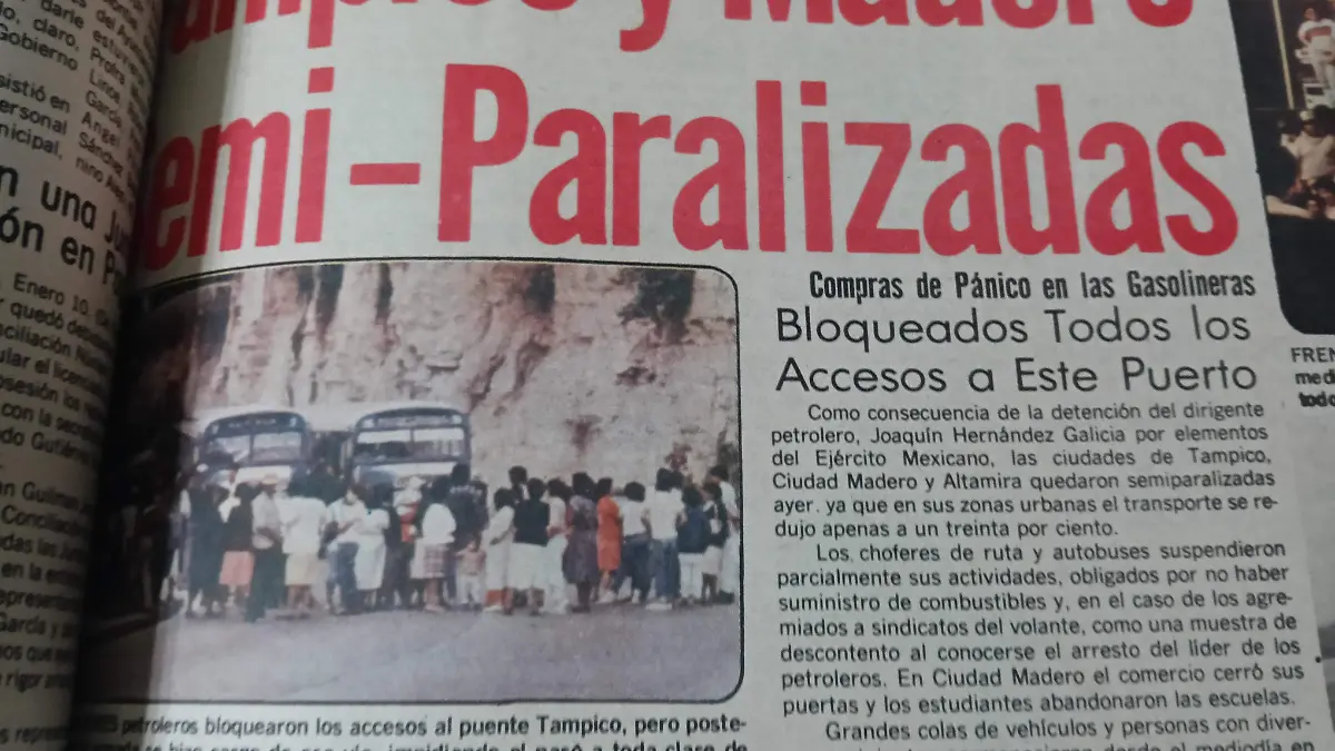 Debido a "El Quinazo" en el sur de Tamaulipas hubo desabasto de combustible y bloqueos