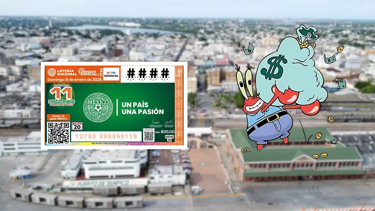 Tampico ganó 400 mil pesos este sorteo