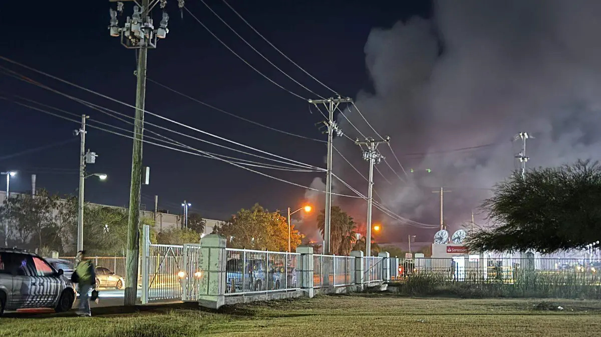 Maquiladora incendio Matamoros