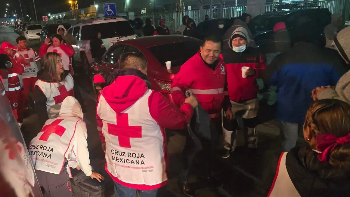 La Cruz Roja de Matamoros les hizo entrega de colchonetas y frazadas 