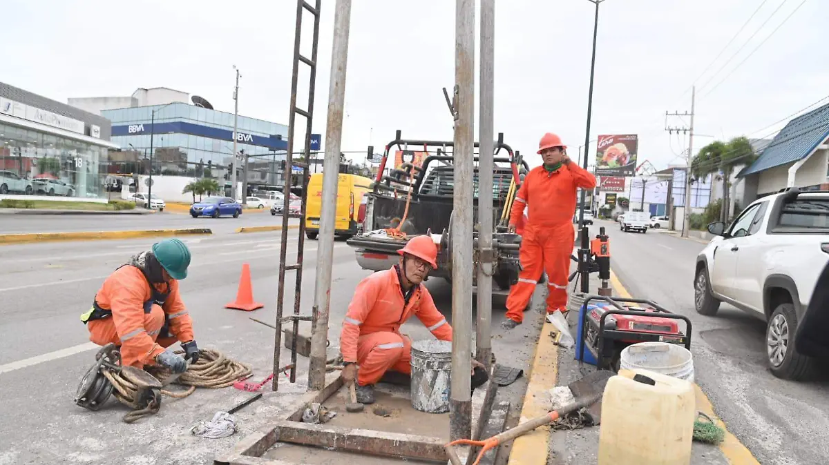 comienzan los estudios para la reparacion de drenes evitando hundimientos