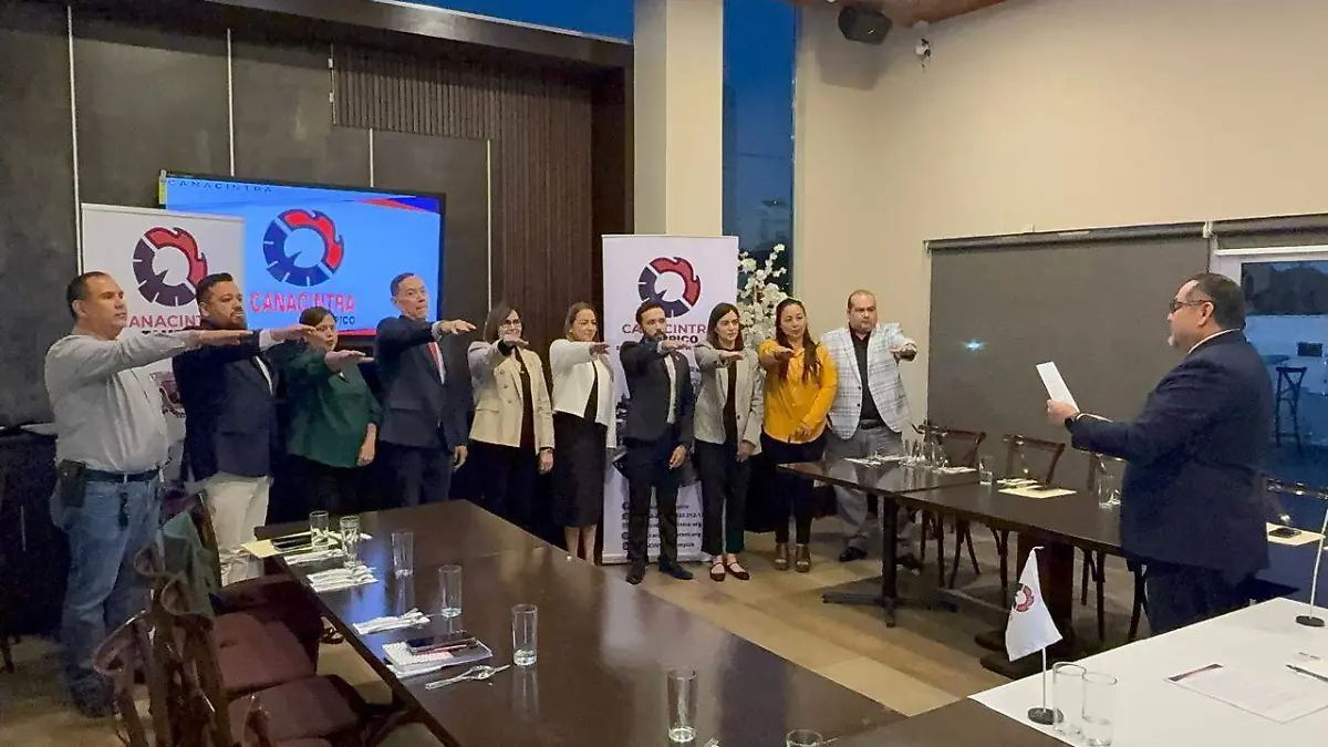 Tomaron protesta a la Mesa Directiva 2026-2027 de Canacintra en Tampico