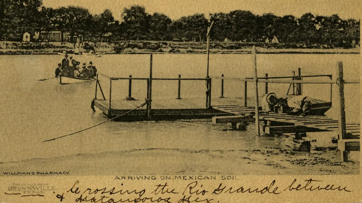 El paso del río era algo habitual en la ciudad de Matamoros, Tamaulipas