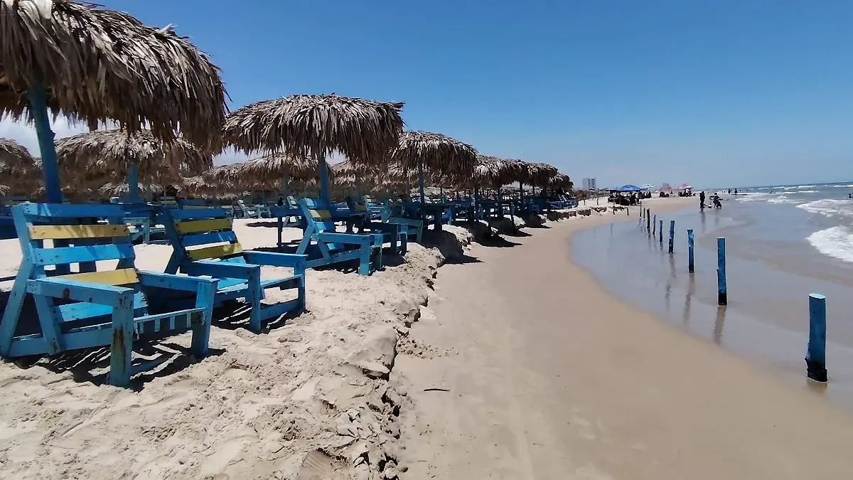 Prestadores de servicios comenzaron con los trabajos de mantenimiento en playa Miramar 
