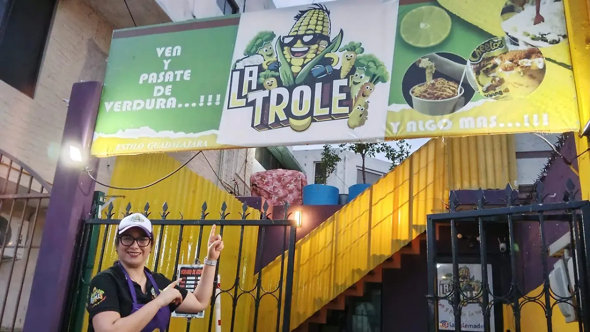 Madero trole verduras