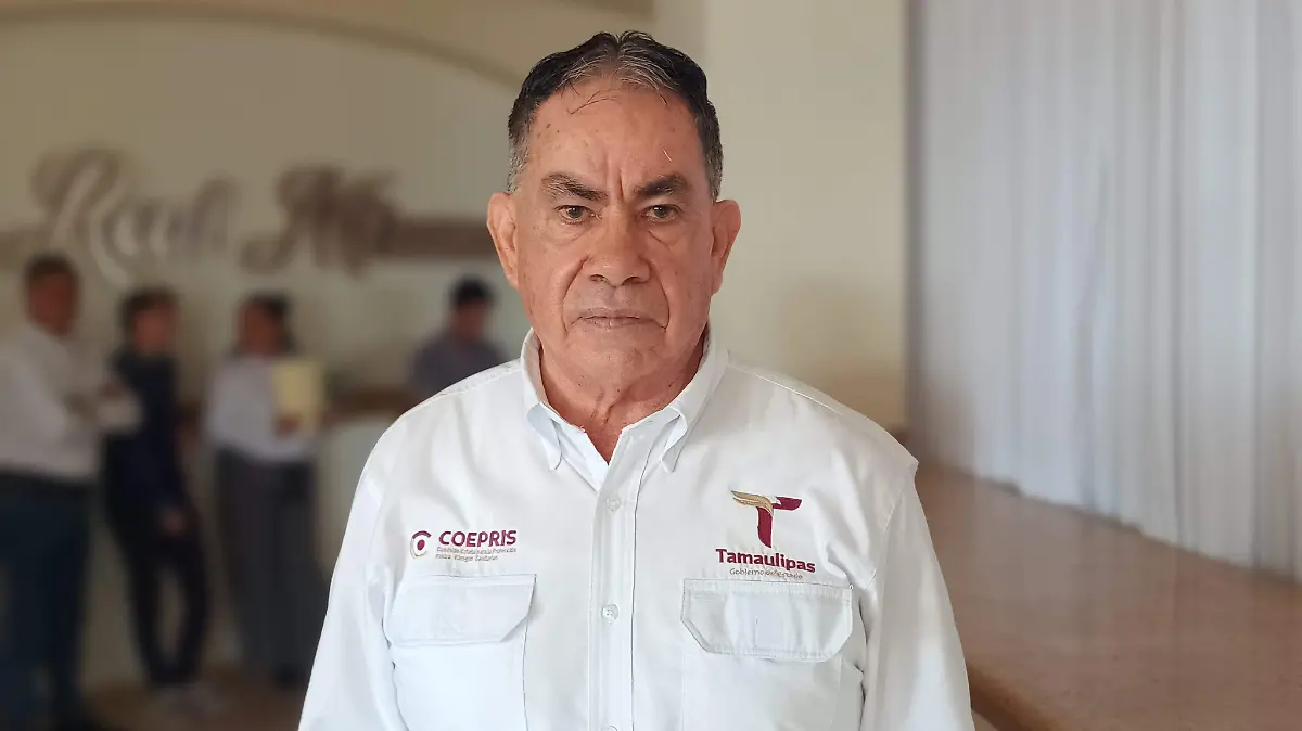 Nicolás Berumen Ávalos, titular de la Coepris en el sur de Tamaulipas