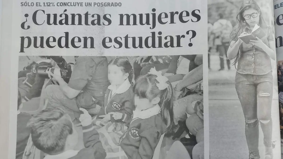 En 2020, las estadísticas nacionales apuntaban que de 104 mil 996 mujeres que incursionan en preescolar, solo tres mil 089 mujeres acceden a un posgrado