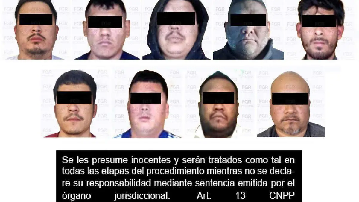 FGR ratifica prisión preventiva para presuntos criminales