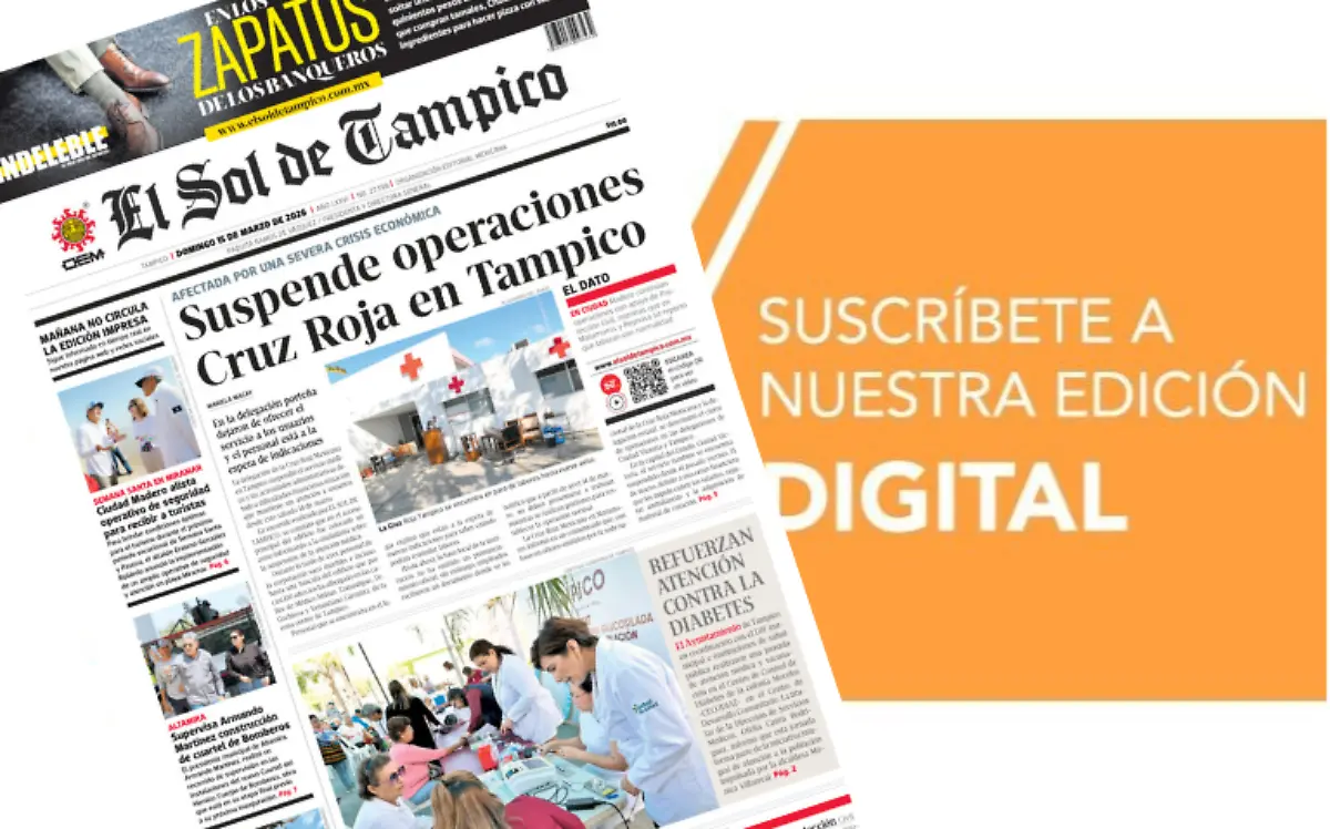 Portada del domingo 15 de marzo de 2026