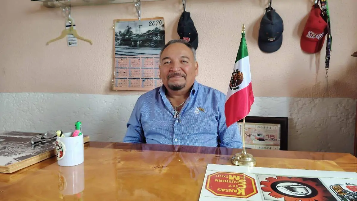 Ramón Ontiveros Villegas, secretario de Organización, Educación y Estadística del Sindicato de la Sección 6 de Ciudad Madero de Ferrocarriles