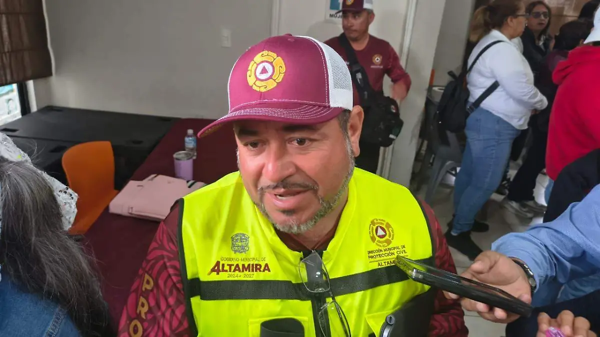 Romel Martínez Flores, director de Protección Civil en Altamira