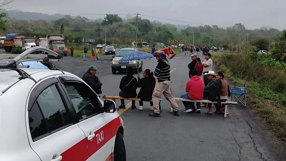 Por este motivo realizaron bloqueos en el norte de Veracruz
