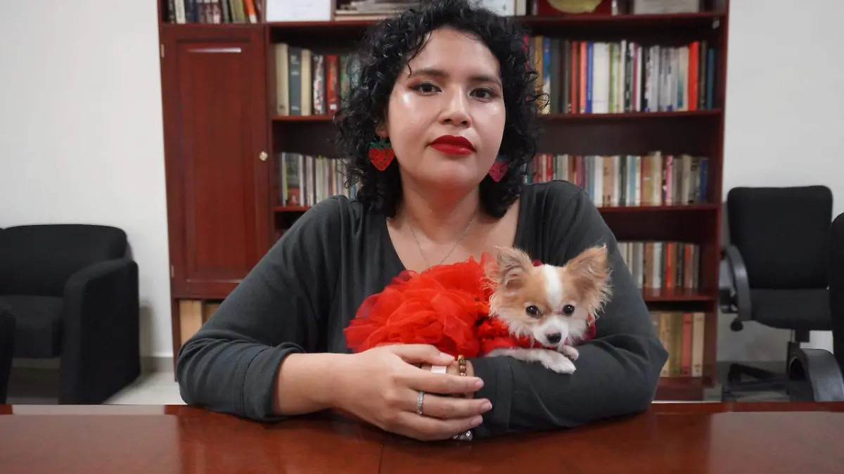Samantha Barrón es la dueña de la perrita Sophie 