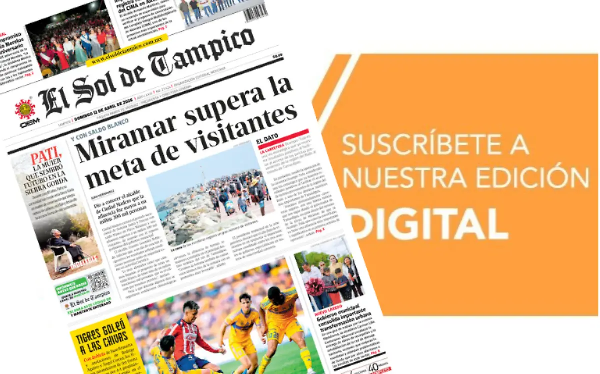 Portada del domingo 12 de abril de 2026