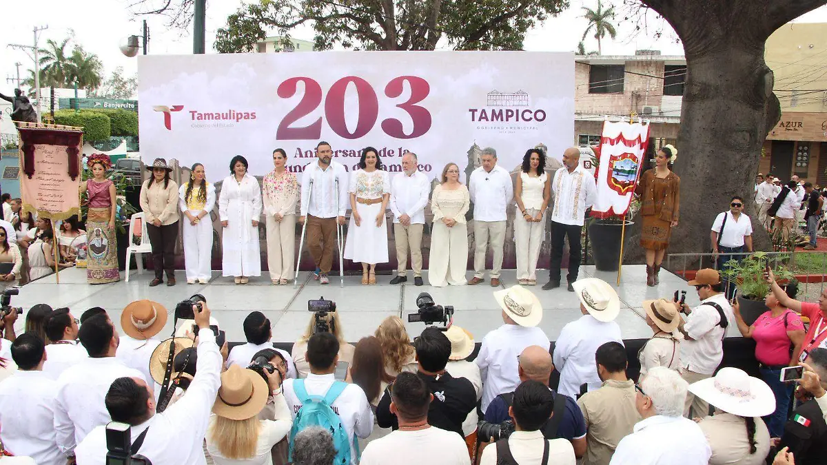 Tampico celebra 203 años de su fundación