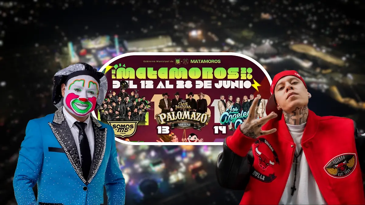 Brincos Dieras y Santa Fe Klan son dos de los estelares para la Feria Bicentenario en la frontera de Tamaulipas