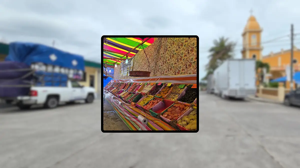 Comerciantes se alistan para las fiestas patronales del Señor de las Misericordias en Tampico Alto (1)
